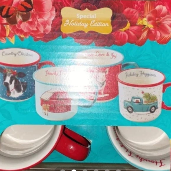 Pioneer Woman Holiday  Camper Mugs - Picture 8 of 9